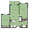 2 Bed 1 Bath B1A
